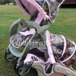 Pink Camo Car Seat Stroller Combo